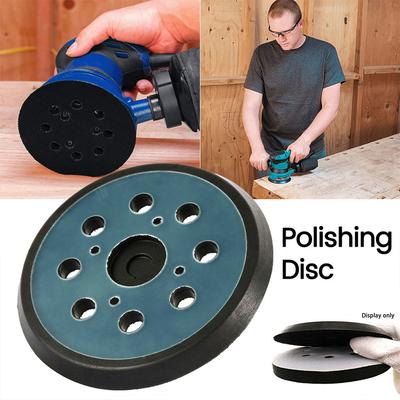 125mm 5 Inch Sander Pad 8-Holes 3/4 Nails Backing Sanding Disc Pad Hook Loop Sanding Pads for Electric Orbital Sander Polishing