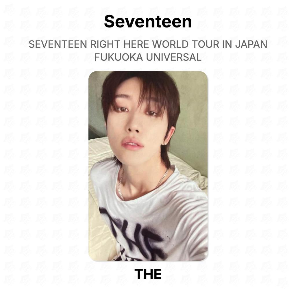 Seventeen RIGHT HERE WORLD TOUR IN JAPAN FUKUOKA UNIVERSAL Official Photocard