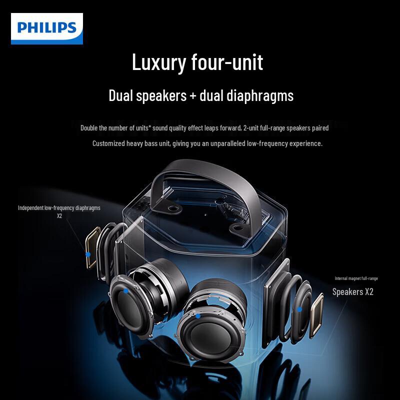 Philips TAS2519 Wireless Karaoke Microphone & Speaker Set