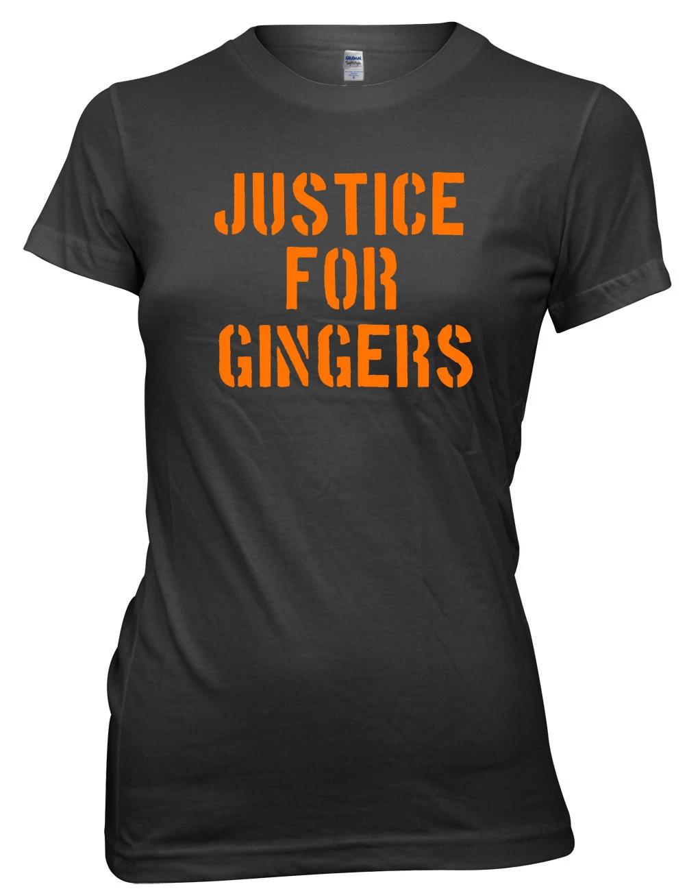 Justice For Gingers Funny Womens Ladies T-Shirt 3XL