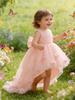 Girls' Formal Gauze Petal Skirt Flower Girl Wedding Dress - Princess Wear for Small To Medium Children