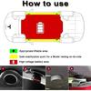 For Tesla Silicone Jack Lift Pad Point Adapter For Model 3 Model Y Model S Model X With Storage Bag-4 Pack Vehicle Repair Tools