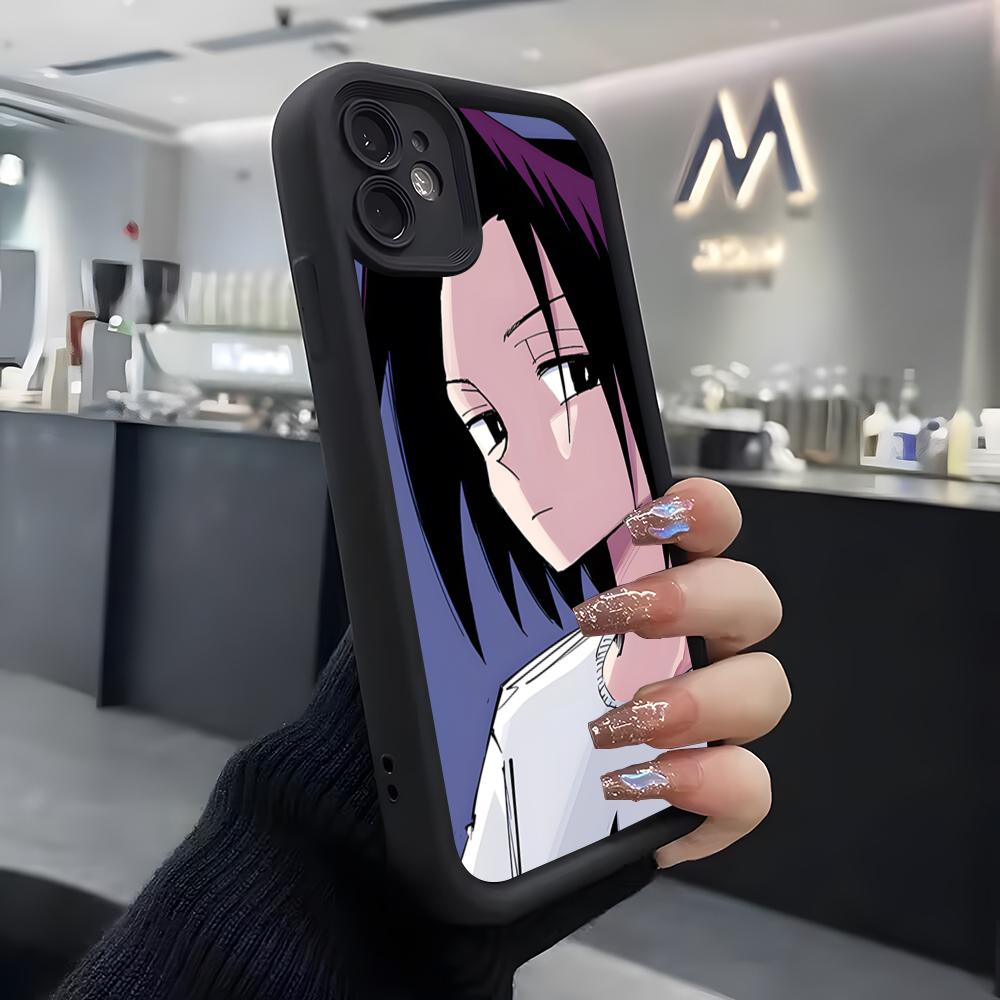 Anime A-Shaman King Phone Case For IPhone Air 17 Pro Max 16 E 15 14 Pro Max 13 12 11 Mini Plus Soft Silicone Black Cover