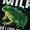 MILF Man I Love Frogs Tshirt for Men Short Sleeves Casual T Shirt Tshirt Slim Fit Pure Cotton Tee Valentines Day Gift
