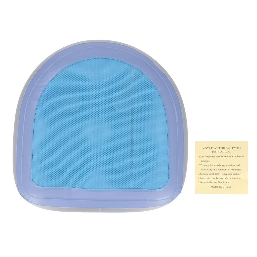 Inflatable Spa and Hot Tub Booster Seat Suction Cups Non Slip Supportive Booster Seat Cushion Blue