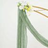 Gauze Wedding Arch Draping Fabric,Cheesecloth Ceiling Drapes for Wedding Ceremony Party Baby Shower Christmas Decoration