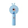 1pc Small handheld fan Mini portable desktop Silent Small fan with lights Student office fan
