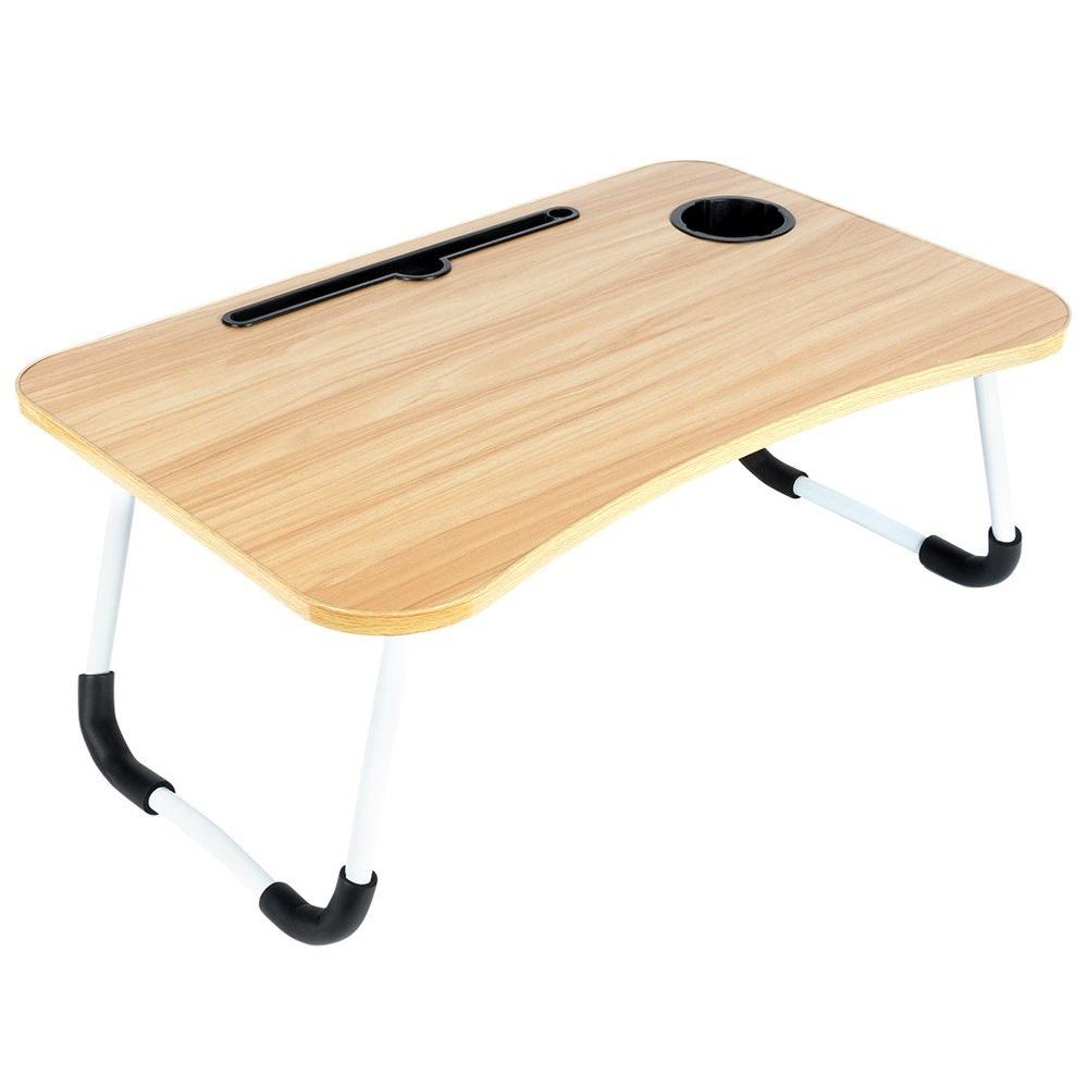 Large Laptop Table, Breakfast Tablet, Foldable Bed Tray Stand