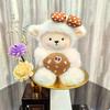 Lamb Sheep Soft Stuffed Plush Playthings Cute Bow Accessory French Fries Bread Egg Animal Plush Doll Gifts Ideal For Girls Eid al Fitr Decoration