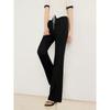Gejin Women's High-Waist Butt-Lifting Slim Flare Casual Long Pants