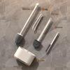 Four-Piece Bathroom Toilet Brush Set with Base - Multi-Functional, No Dead Corners Cleaning.