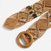 Retro Weave Belt Woven Ethnic Style Waistband Vintage Bohemian Style Belt  Women