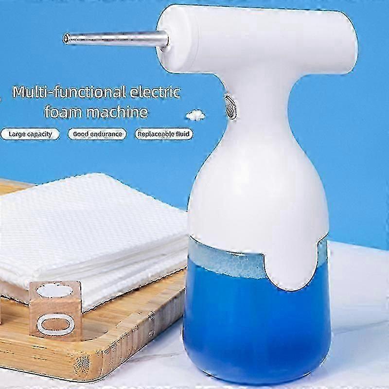 Machine à Mousse Électrique 350ML Grande Capacité Étanche Rechargeable Mousseur Shampooing Gel Douche Fournitures de Bain