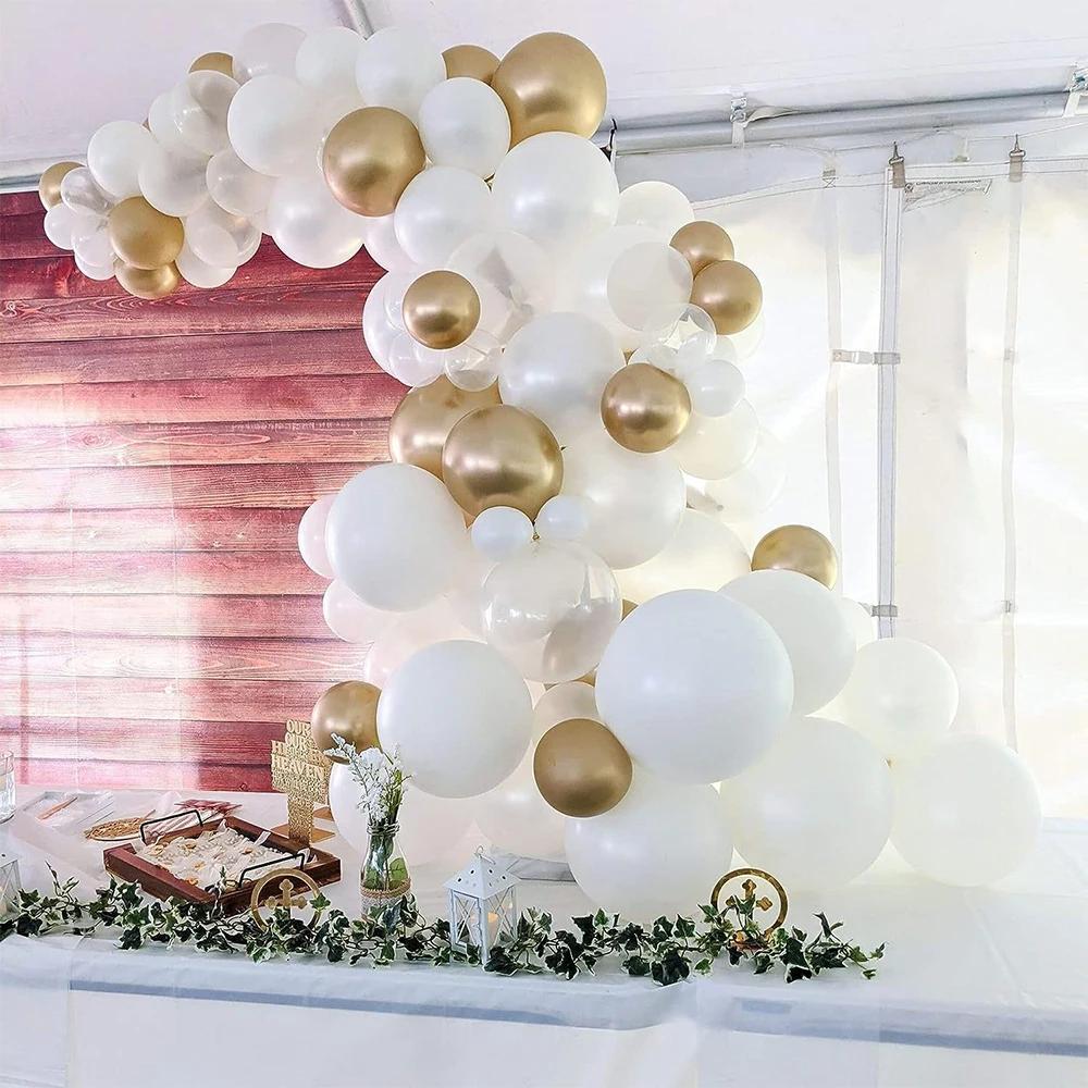 Runtow 250cm Balloon Arch ,Free Bending Shape Half Arch Balloon Stand with Base ,Balloon Column Kit for Wedding Birthday Party