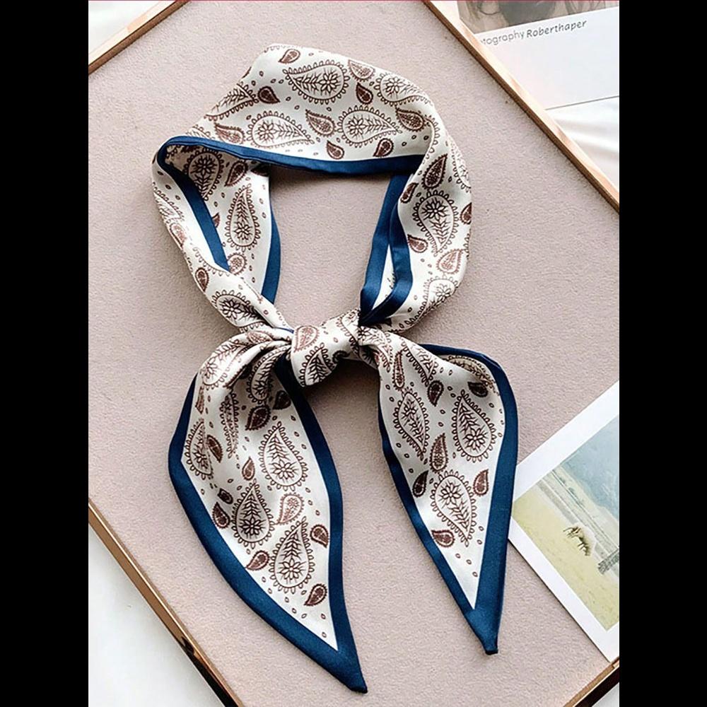 Women Paisley Polyester Silk Scarves & Neck Scarves & Hairbands Suitable For Hair Accessories, Wrapping Bags, Gifts Headband Turban Headband Sweatband