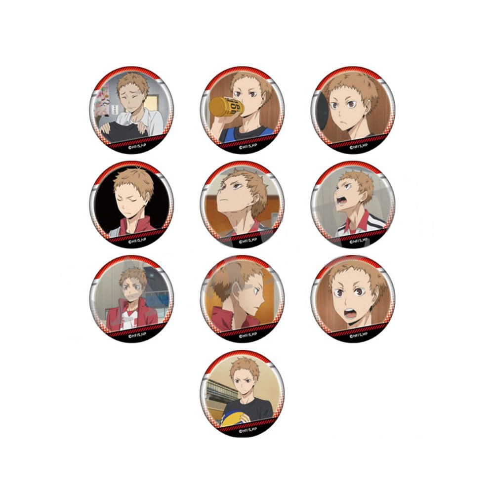 

Yaku Scene Trading Badges of Haikyu!! [Anime Version] (Box 10)