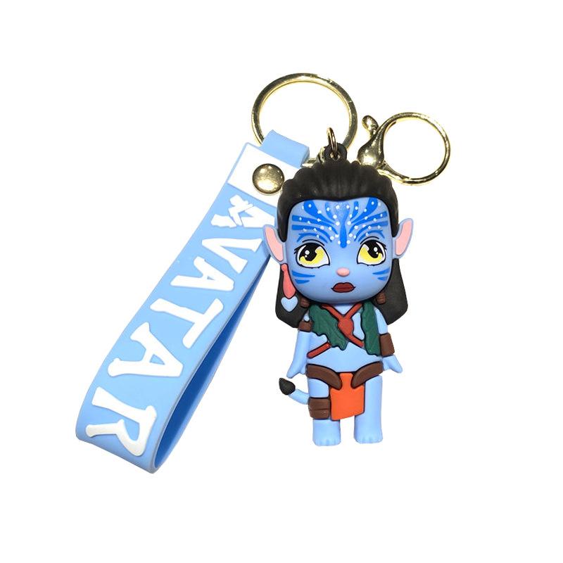 New Anime Avatar Keychain Cartoon Keyring Car Key Backpack Pendent Pvc Doll Decoration Accessories Kids Fans Charm Gifts