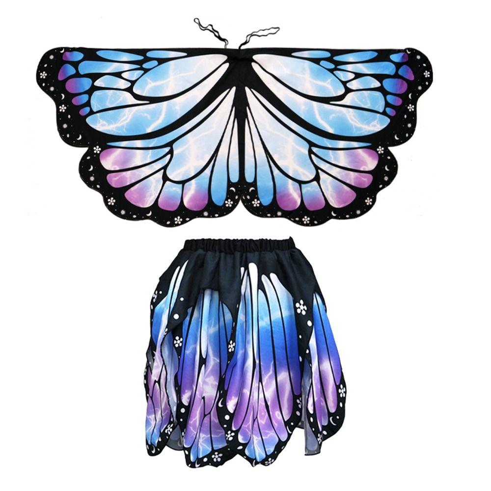 Dressing Up Butterfly Wings Shawl Costume Wing Cloak Fashion Butterfly Cape  Party Favor