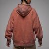 Jordan Logo Print Knit Hoodie Loose Fit Women Hoodies Light-Sienna DX0443-812
