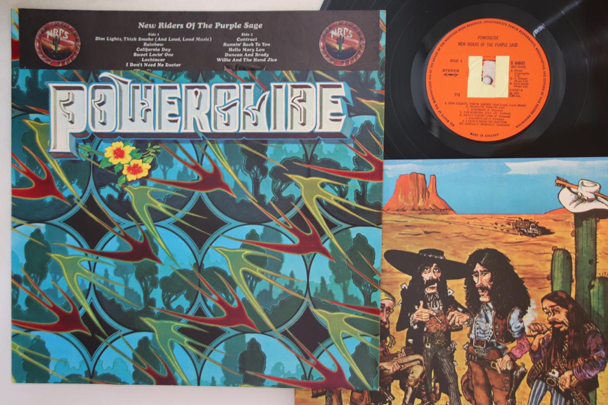 

LP Record NEW RIDERS OF THE PURPLE SAGE - Powerglide S64843 CBS 1972 UK Rock Used