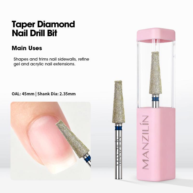Safety Under Nail Cleaner Nail Drill Bit Diamond Sliver Nail Gel Cuticle Remover Drill Bit Suitable For Home-Based Nail Salons