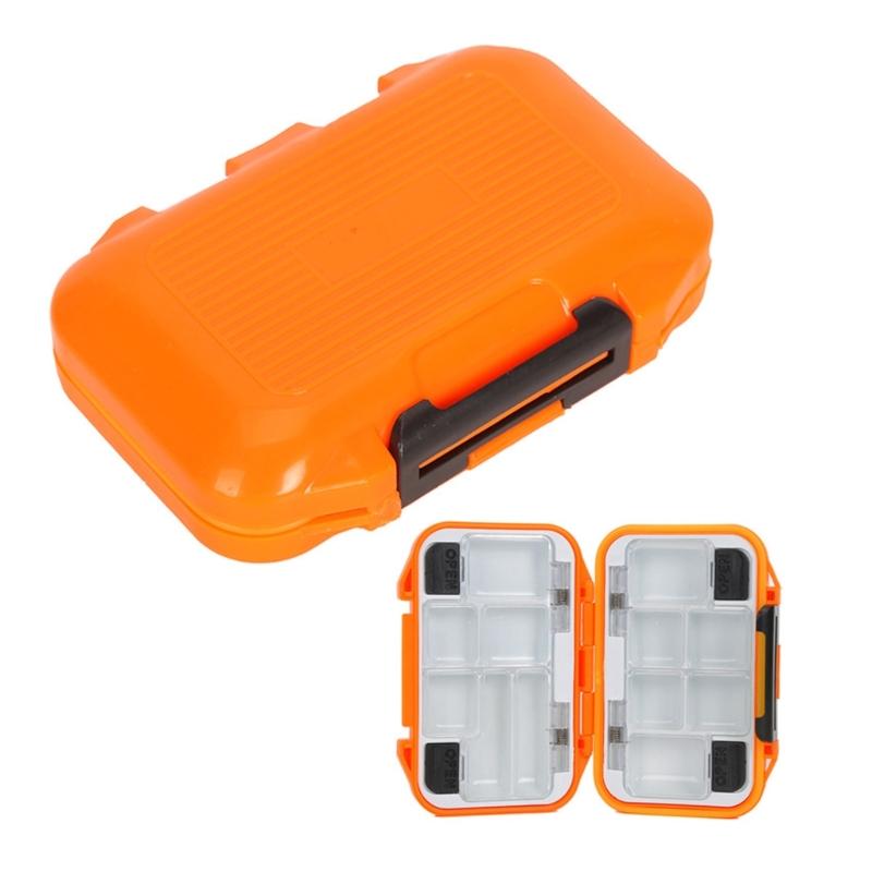 Oboustranný box na nástrahy a návnady, přenosný box na rybářské náčiní, venkovní lehký box na rybářské nářadí, pouzdro na rybářské příslušenství