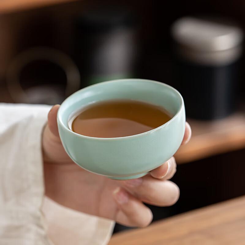 T&T Glaze Shadow Starry Ceramic Travel Tea Set