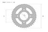 CHERRY [523] Z400FX E1-3 Rear Sprocket 530-36 High Speed Specifications SPROCKET-FXE1-36T SPROCKET-FXE1-36T