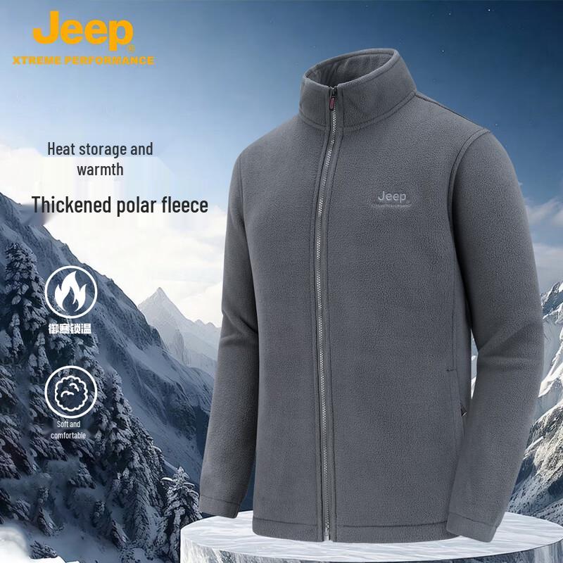 JEEP Unisex Fleece-Lined Outdoor Jacket
