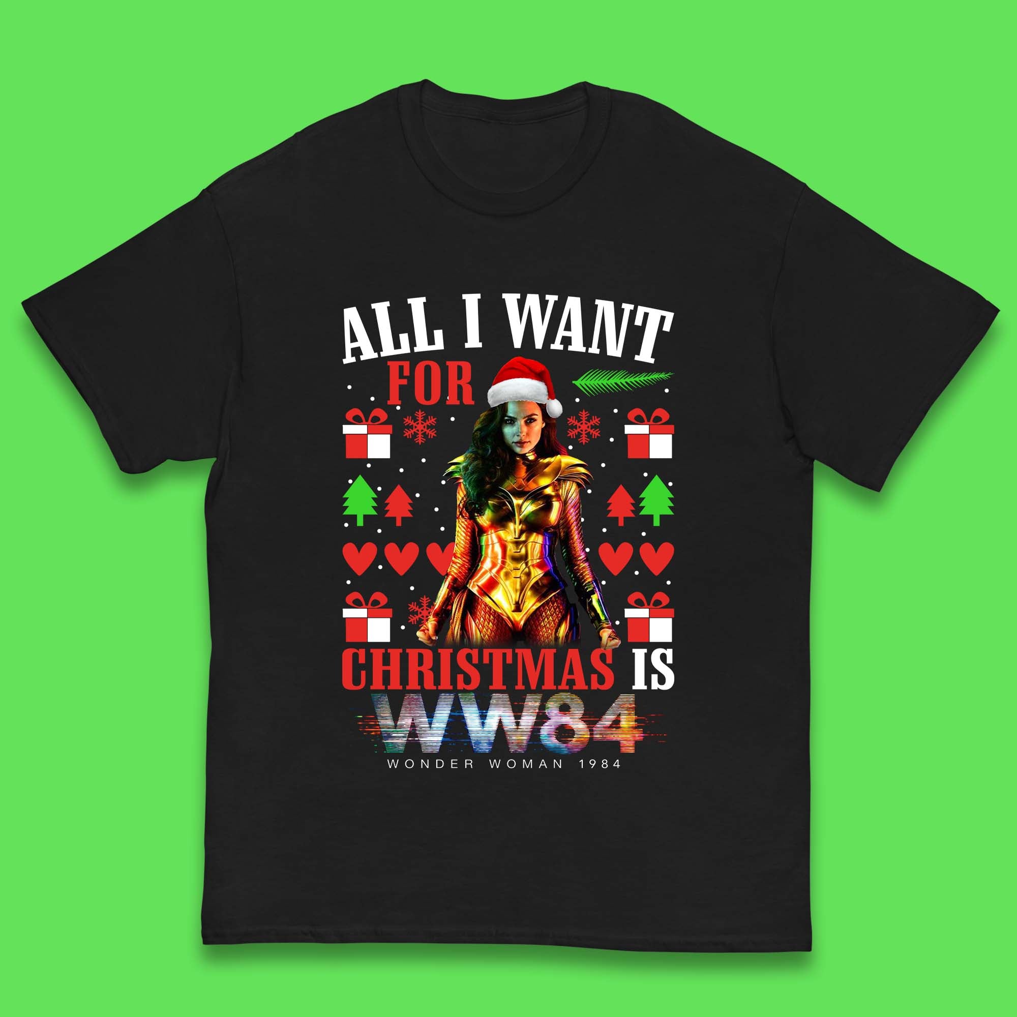 

Wonder Woman 1984 Christmas Kids T-Shirt 110