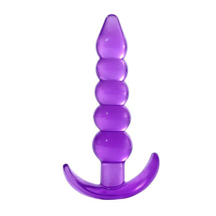 Soft Anal Dildo Butt Plug Prostate Massager Adult Gay Phalluses Anal Plug Beads G-spot Erotic Sex Toys For Men Women