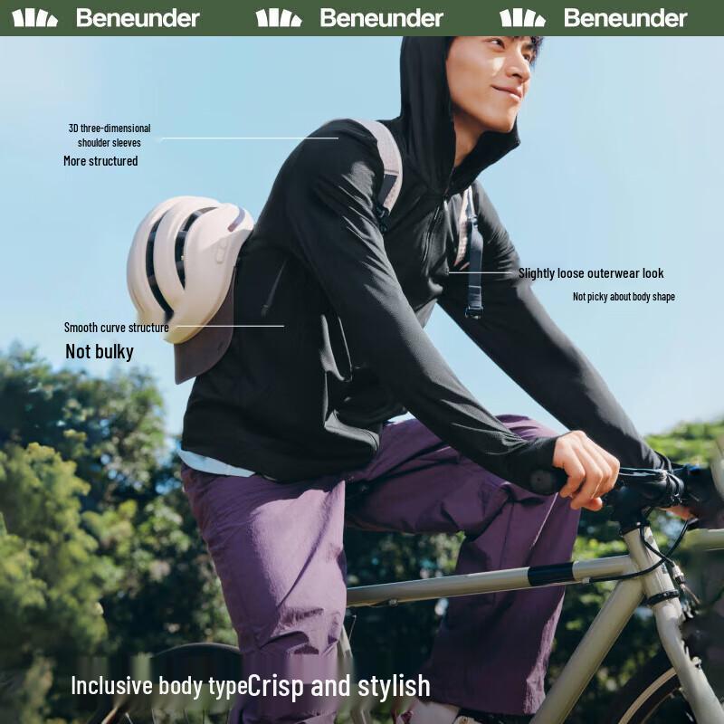 Męska koszulka outdoorowa Beneunder chłodząca z ochroną UV AL936