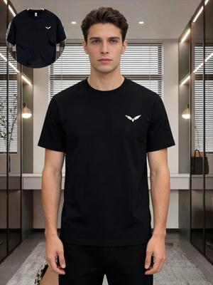 Simple Solid Color Print 100 Cotton Men Women Tshirt Summer Autumn Daily Outdoor Sports Party Casual Loose Street Shortsleeve