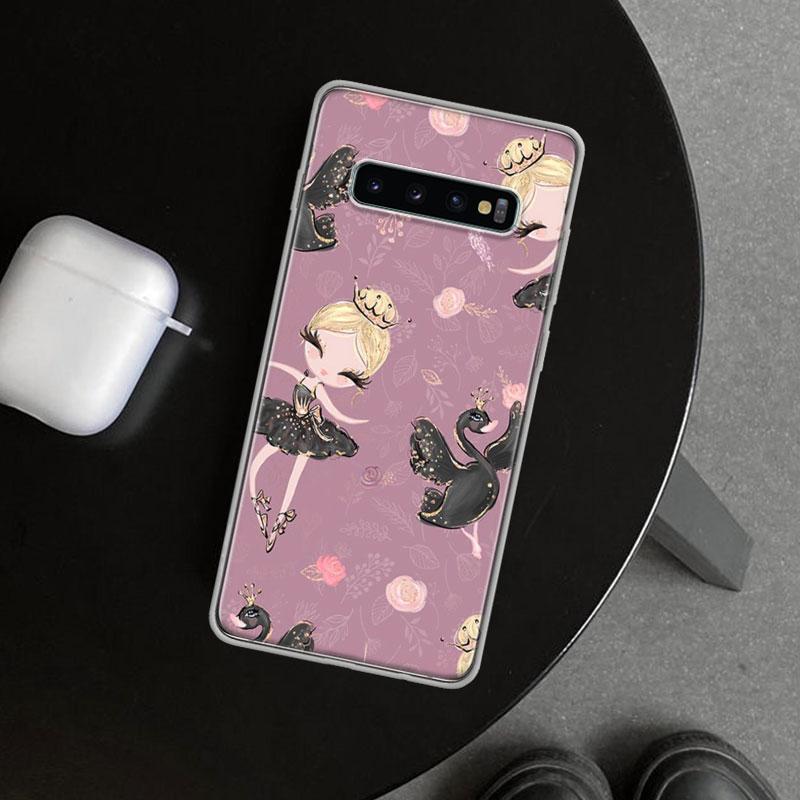 

Black Swan Noble Phone Case Cover for Samsung Galaxy S26 S25 Edge S24 S23 Ultra S22 Plus S21 FE S20 + Art Customized Fundas Gala Samsung S26