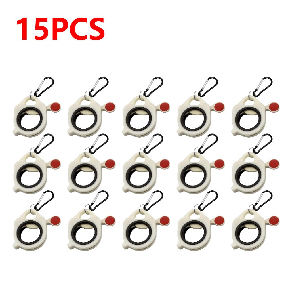 30-1PCS Fluorescent Cable Strap Organizer Storage Cable Tie Holder Portable Cable Tie Storage Tool Plastic Wire Tie Organizer