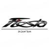 Logo Lettere Fiesta in Metallo Cromato 3D Styling Auto Parafango Laterale Cofano Posteriore Adesivo Decalcomania Distintivo Per Fiesta Emblema MK3 MK4 MK5 Accessori
