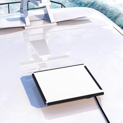 Car Roof Mount Stainless Steel Easy Installation for Travel Internet Sturdy Road Trips Black Rvs