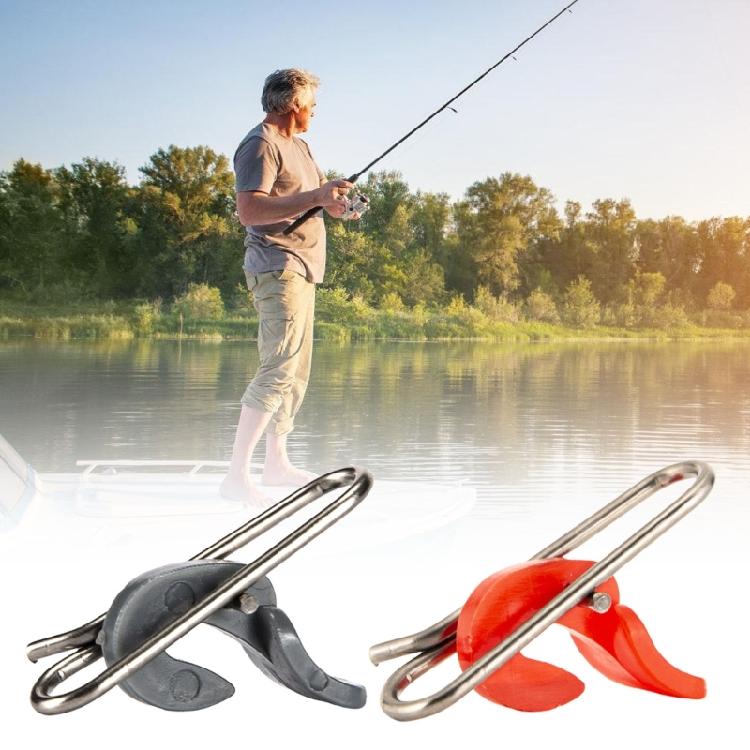 50Pcs Fishing Hook Decoupling Sea Fishing Impact Hook Release Clip Impact Baits Clip Stainless Baits Hook Release Clip