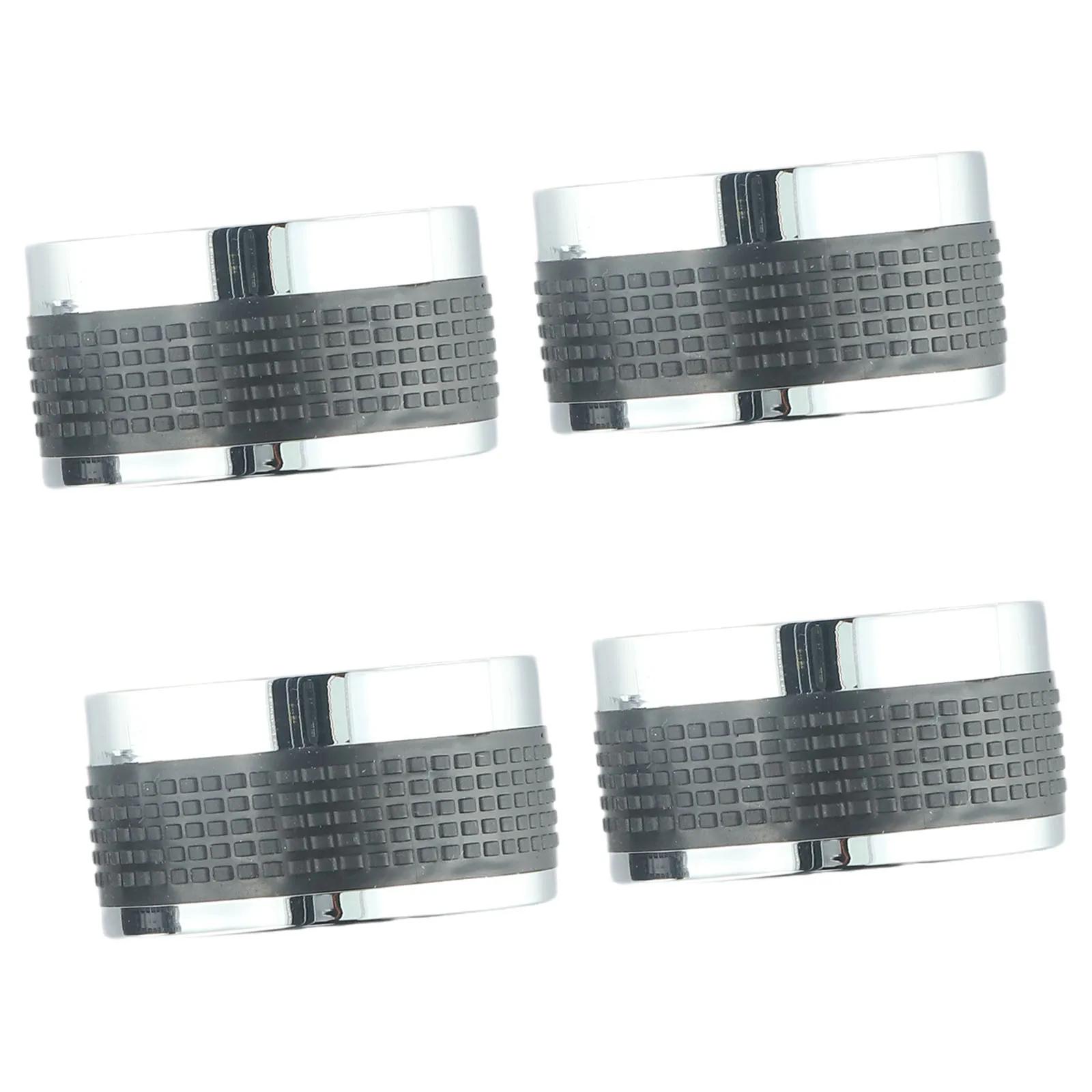 4Pcs Gas Grill Control Knobs 50/58cmReplacement Fits BBQ Gas Grills For Oven Stove Round Accessories For Outdoor BBQ Parties 50mm