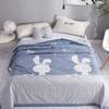 Summer Cotton Quilts Thin Air-conditioning Comforter Soft Breathable Office Nap Blanket Quilted Bed Covers and Bedspreads