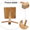 Soluzione Sostenibile in Legno per Conservare Tazze, a Forma di Albero con 6 Ganci