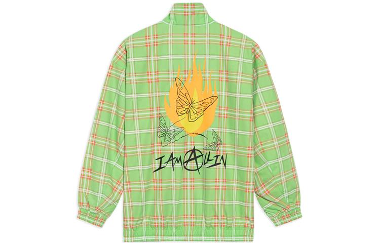 Li Ning BADFIVE Jackets Women s Green Stand Collar Other AJDS042-3 S