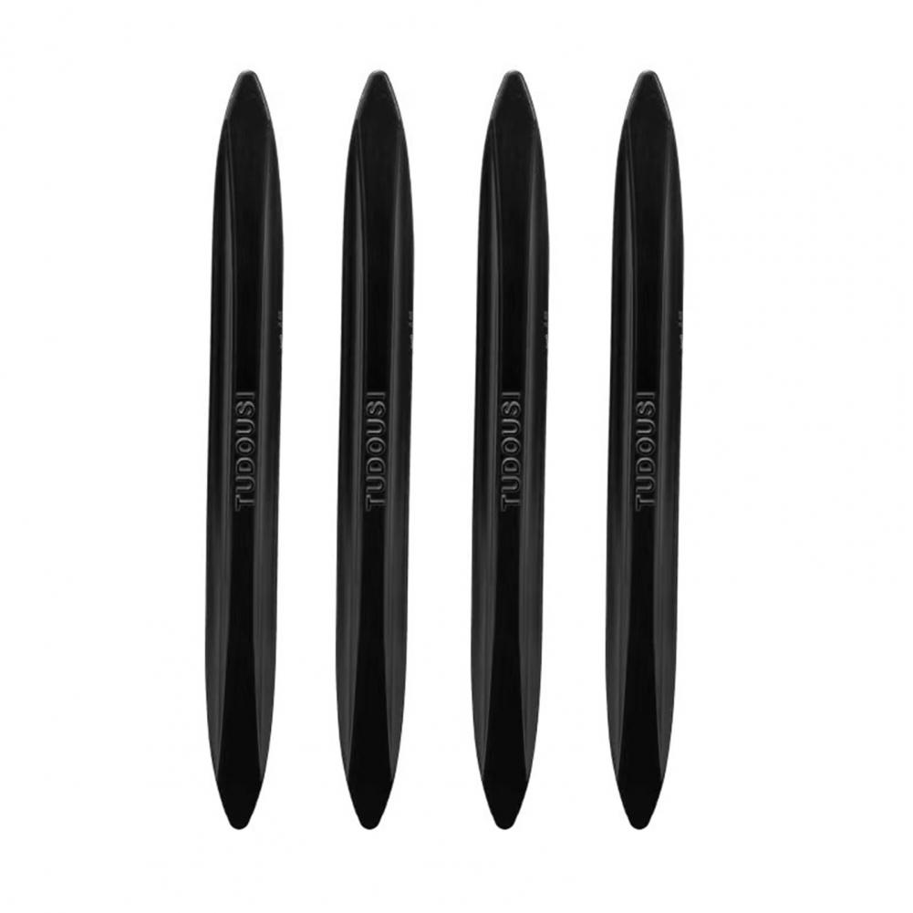 4Pcs Car Door Edge Anti-collision Protector Bar Stickers Silicone Car Side Protection Guards Rear View Mirror Cover Protection S