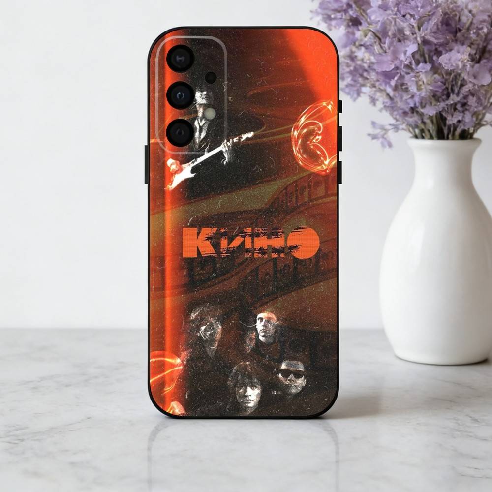R-Russia Rock B-Band Viktor Tsoi K-Kino Phone Case For Samsung Galaxy A73,A72,A71,A70,A53,A52,A51,Soft Silicone Black Cover