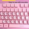Long Nails Suitable Keyboard Stickers with Raised Pad Magnified Letter Typing Protective Cover for Glass Keyboards Accessories