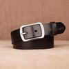 Belt First Layer Cowhide Genuine Leather Tree Paste Leather Pin Buckle Retro Belt Middle-Aged And Young Men'S Belt
