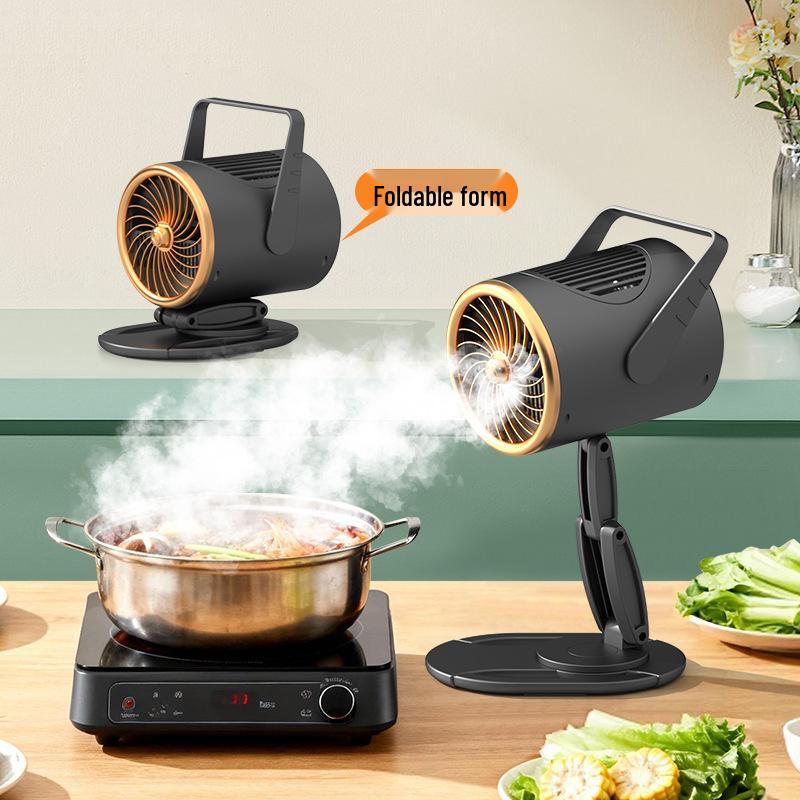 Portable High-Suction Desktop Range Hood for Kitchen, Camping, Hot Pot, and Barbecue Smoke Extraction