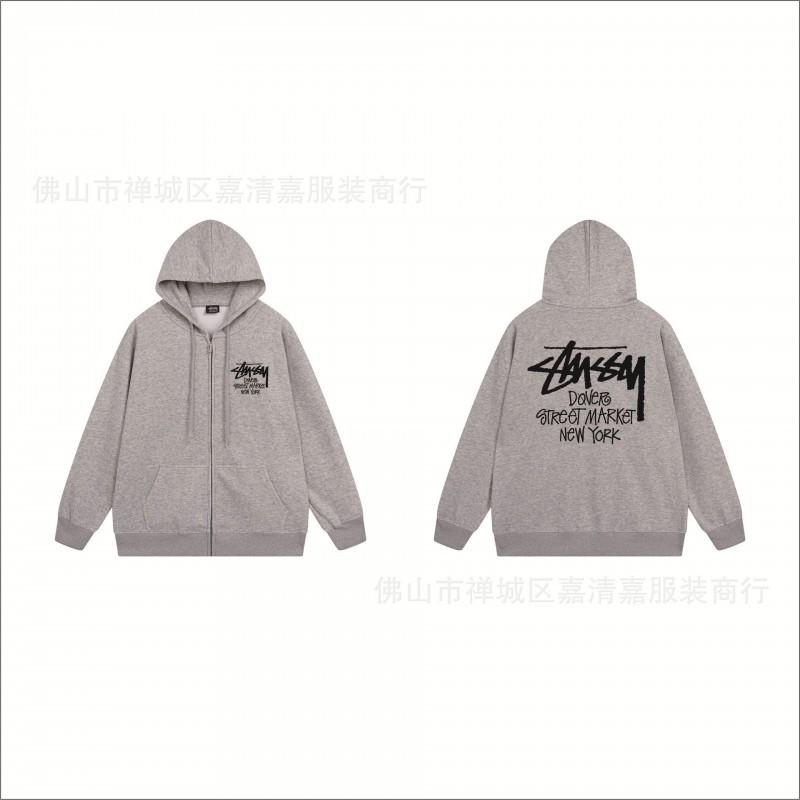 Mens Oversized Zip-Up Hooded Sweatshirt Casual Streetwear Cotton Pullover Fall