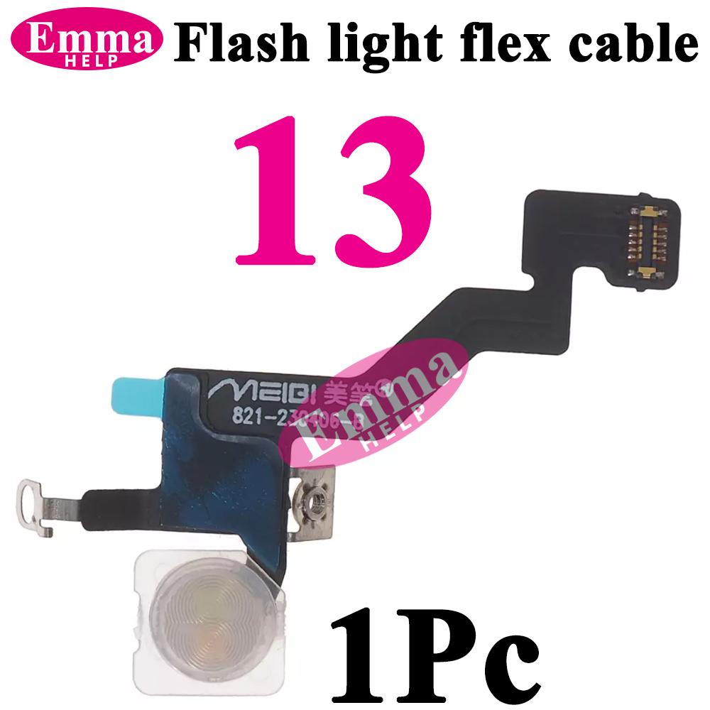 1pcs Distance Flash Flex Cable For iPhone 14 Pro Max 13 12 Mini 11 X XS Proximity LED Light Sensor Ambient Flashlight