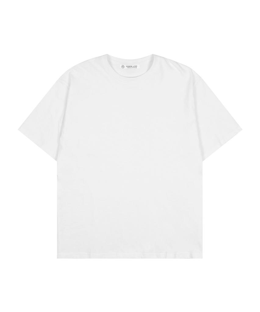 MODERN ARON 16-Count Oversized T-Shirt White